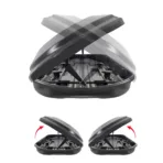 ΜΠΑΓΚΑΖΙΕΡΑ ΟΡΟΦΗΣ DIAMOND 500 DUO BLACK (ΜΑΥΡΗ/ΓΥΑΛΙΣΤΕΡΗ) MENABO - Image 2