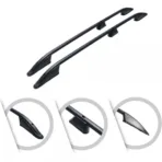 ΜΠΑΡΕΣ ΟΡΟΦΗΣ ΓΙΑ FORD TRANSIT CONNECT / TOURNEO CONNECT / VW CADDY 2021+ ΠΑΡΑΛΛΗΛΕΣ L1 ΑΛΟΥΜΙΝΙΟΥ ΜΑΥΡΕΣ 142cm ΟMTEC - 2 TEM.